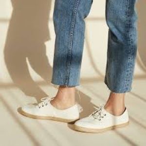 Jenni Kayne Linen/Canvas Espadrille Sneaker, size 7